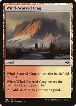 1x Wind-Scarred Crag NM Eng MTG - Fate Reforged - Image 1