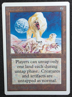 Winter Orb - Unlimited - MTG Rare Artifact Lightly Played GREAT CONDITION! - Image 1