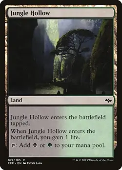 1x Jungle Hollow NM Eng MTG - Fate Reforged - Image 1