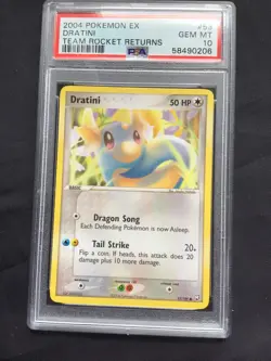 Pokemon Cards: EX Team Rocket Returns Common: Dratini 53/109: PSA 10 - Image 2