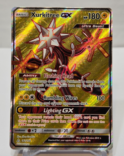 Xurkitree GX 142/156 Full Art Ultra Rare Sun & Moon Ultra Prism Pokemon 629 - Image 1