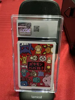 Pokemon Playing Card Eevee Old Maid Japanese CGC 10 - Image 2