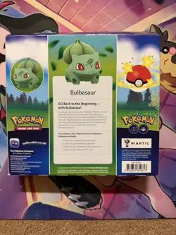 TCG Pokemon GO Bulbasaur Pin Collection Box NEW SEALED - Image 2