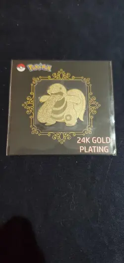 Pokemon 24k Gold Plated Korean Sticker Lickatung (Pack Fresh) - Image 1