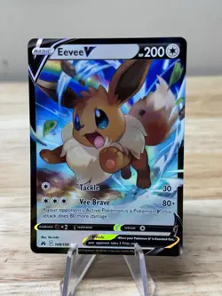 Eevee V 108/159 Crown Zenith Sword & Shield SWSH Ultra Rare Pokemon Card NM - Image 1