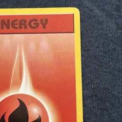 Pokemon TCG WoTC Fire Energy 098/102 Base Set (Shadowless) Vintage LP+ - Image 4
