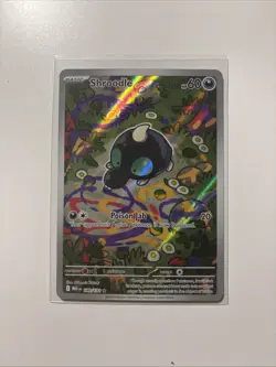 2025 Pokemon TCG Mega Evolution Base Set Shroodle Illustration Rare Holo - Image 1