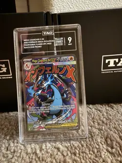 Mega Charizard X ex 2025 Pokemon Mega Evo Phantasmal Flames Black Star Promo - Image 3