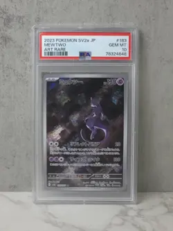 Mewtwo 183 Sv2a: Pokemon Card 151 Holo (Japanese) Psa 10 - Image 1