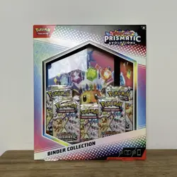 Pokemon TCG Scarlet & Violet Prismatic Evolutions Binder Collection Box Sealed - Image 1