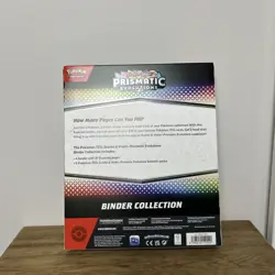 Pokemon TCG Scarlet & Violet Prismatic Evolutions Binder Collection Box Sealed - Image 2