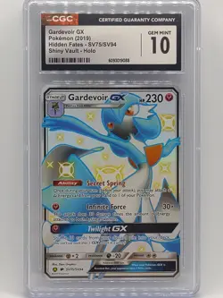 Pokemon 2019 Hidden Fates Gardevoir GX Shiny Vault SV75/SV94 CGC 10 Gem Mint 💎 - Image 1