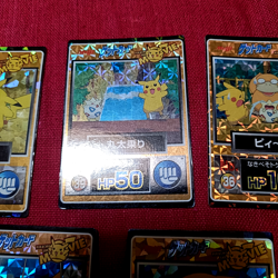 1998 Japanese Pokemon Meiji movie promo holo rare Pikachu Squirtle Psyduck - Image 5