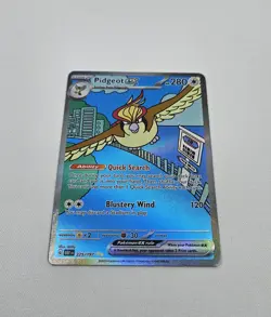 Pidgeot Ex 225/197 Obsidian Flames Holo Pokemon Card - Image 1