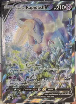 Pokemon TCG • Galarian Rapidash V 168/198 • MP-HP - Image 3