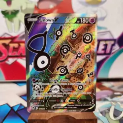 Unown V 177/195 Alt Art - Silver Tempest - Pokemon TCG - SHIPS FAST - Image 1