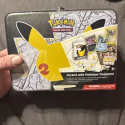 Pokemon Celebrations 25th Anniversary Collectors Chest Lunch Box Tin Sealed - Image 1
