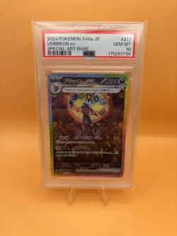 Pokemon Umbreon ex Terastal Festival JPN Special Art Rare #217 PSA 10 Gem Mint - Image 1