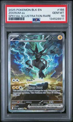 2025 Pokemon Black Bolt Zekrom EX Special Illustration Rare PSA 10 - Image 1