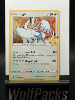 Pokemon TCG Celebrations - Lugia 022/025 Holo Rare - Image 1