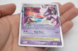 Pokemon Mewtwo LV.X Holo Card 2007-09 Diamond&Pearl Black Star Promos #DP28 MP - Image 4