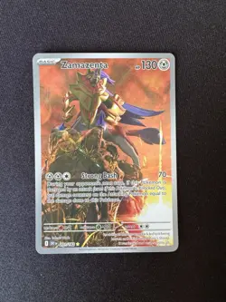 Zamazenta 201/182 Pokemon Destined Rivals Illustration Rare Full Art Pack Fresh - Image 1