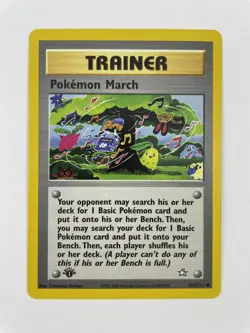 Neo Genesis 1st Edition Pokemon March Common #102/111 - LP - Image 1