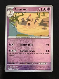 POKEMON TCG PALOSSAND 096/193 PALDEA EVOLVED REVERSE HOLO RARE ENGLISH - Image 1
