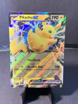 Pokemon TCG Pikachu EX #063/193 Paldea Evolved Double Rare Holo NM/M - Image 1