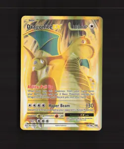 Dragonite EX 106/108 Evolutions Full Art Ultra Rare Holo Pokemon Card DMG - Image 1