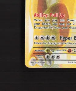 Dragonite EX 106/108 Evolutions Full Art Ultra Rare Holo Pokemon Card DMG - Image 5