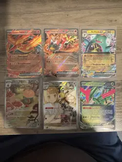Pokemon TCG 6 Card Set Ex and IRs Lot All NM No Duplicates Great Condition - Image 1