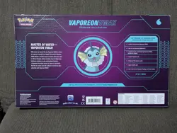 Pokemon TCG Vaporeon VMAX Premium Collection Box NEW SEALED - Image 2