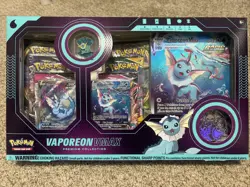 2022 Pokemon TCG Vaporeon VMAX Premium Collection Box Factory Sealed NEW - Image 1