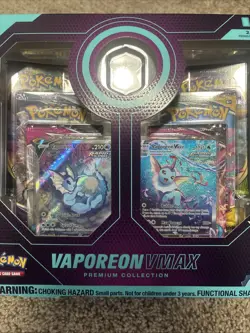 2022 Pokemon TCG Vaporeon VMAX Premium Collection Box Factory Sealed NEW - Image 5