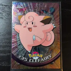 Clefairy #35 2000 Pokemon Chrome Topps Chrome Refractor - Image 1