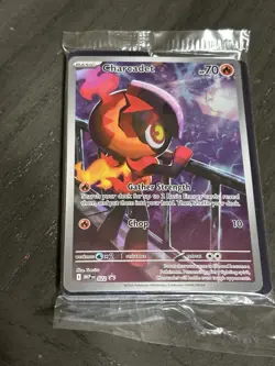 SEALED Charcadet Illustration Rare Promo 022 Pokemon Phantasmal Flames - Image 1
