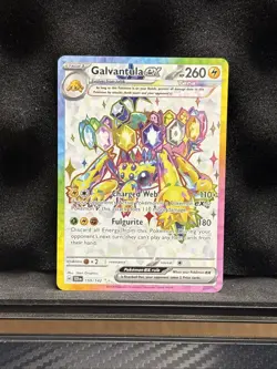Galvantula ex 159/142 Ultra Rare Pokemon TCG SV07: Stellar Crown NM - Image 1