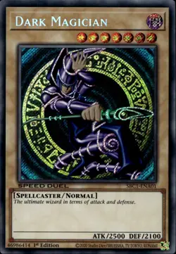 Dark Magician Speed Duel 1st Ed Secret EU SBC1-ENA01 Yu-Gi-Oh! - Image 1