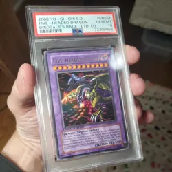 2006 PSA 10 -Dinosaurs Rage ENSS1 Five Headed Dragon LIMITED EDITION Yu-Gi-Oh! - Image 2
