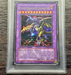 2006 PSA 10 -Dinosaurs Rage ENSS1 Five Headed Dragon LIMITED EDITION Yu-Gi-Oh! - Image 3