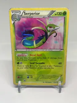 Serperior - 125/124 - Pokemon Dragons Exalted Black & White Secret Rare Card HP - Image 1