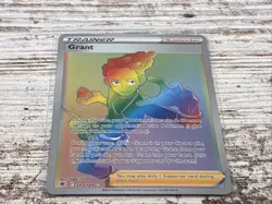 Grant 203/189 Secret Rare Holo Rainbow Pokemon TCG Card Astral Radiance NM/M - Image 2