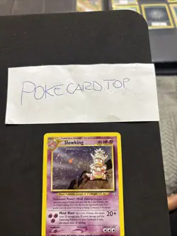 Pokemon Card Slowking 14/111 -Neo Genesis -eng-Holo-Swirl-Exc! - Image 2