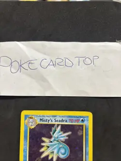 Pokemon Card Misty's Seadra 9/132 Gym Heroes- Eng-good! - Image 2