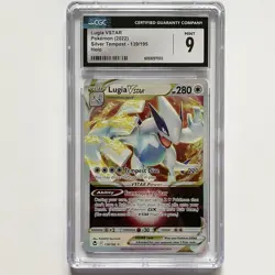 Pokemon Lugia VSTAR 2022 English Card Silver Tempest 139/195 Graded CGC 9 Mint - Image 1