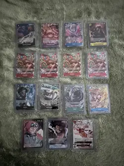 ONE PIECE TCG Card Lot (15 Cards All Near Mint) OP-11 - Image 1