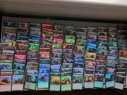 MTG 134 Outlaws Of Thunder Junction Cards Foils Only Part Set Inc Boom Box. - Image 1