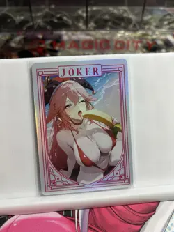 Yae Miko Joker Card Beautiful Delicate Moan Box Hit Anime Waifu - Image 1
