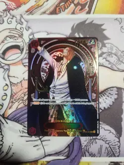 Shanks- OP09-004(SP) (Gold) His Will One Piece Card Game (English) Pack Fresh NM - Image 1